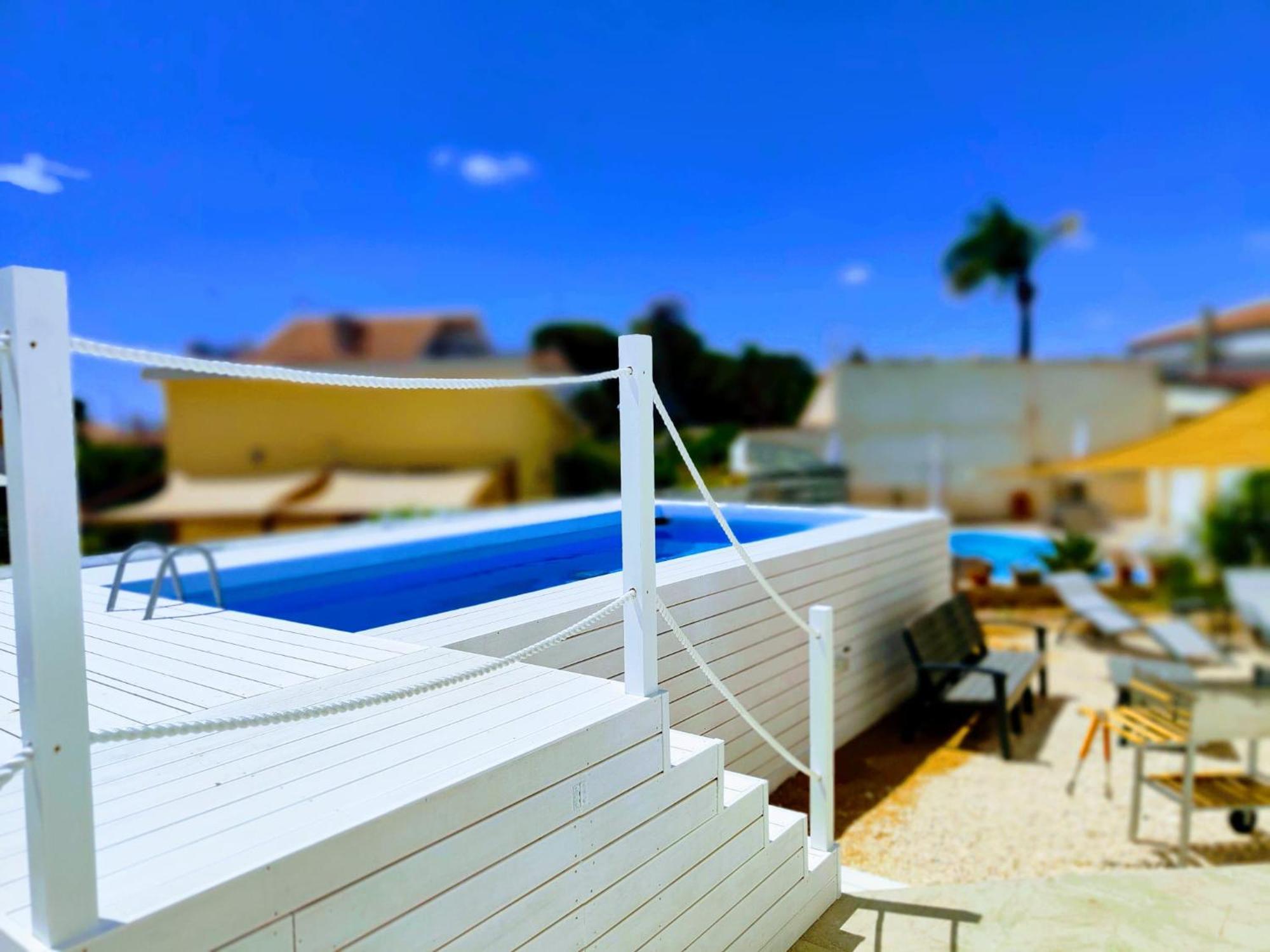 Pool Seaside Relais - Ville Ninfea, Marea, Rosa E Cassiopea فونتاني بيانكي المظهر الخارجي الصورة