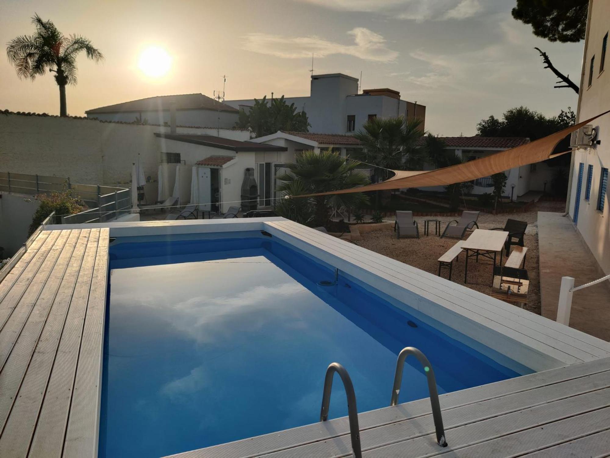 Pool Seaside Relais - Ville Ninfea, Marea, Rosa E Cassiopea فونتاني بيانكي المظهر الخارجي الصورة