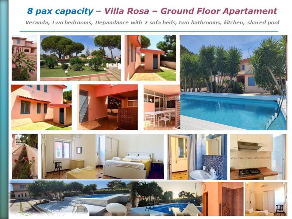 Pool Seaside Relais - Ville Ninfea, Marea, Rosa E Cassiopea فونتاني بيانكي المظهر الخارجي الصورة