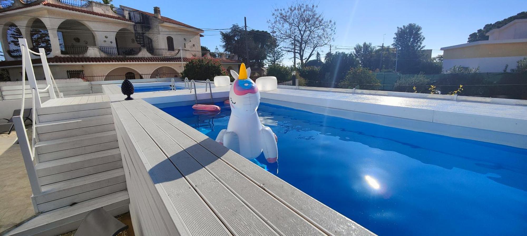 Pool Seaside Relais - Ville Ninfea, Marea, Rosa E Cassiopea فونتاني بيانكي المظهر الخارجي الصورة