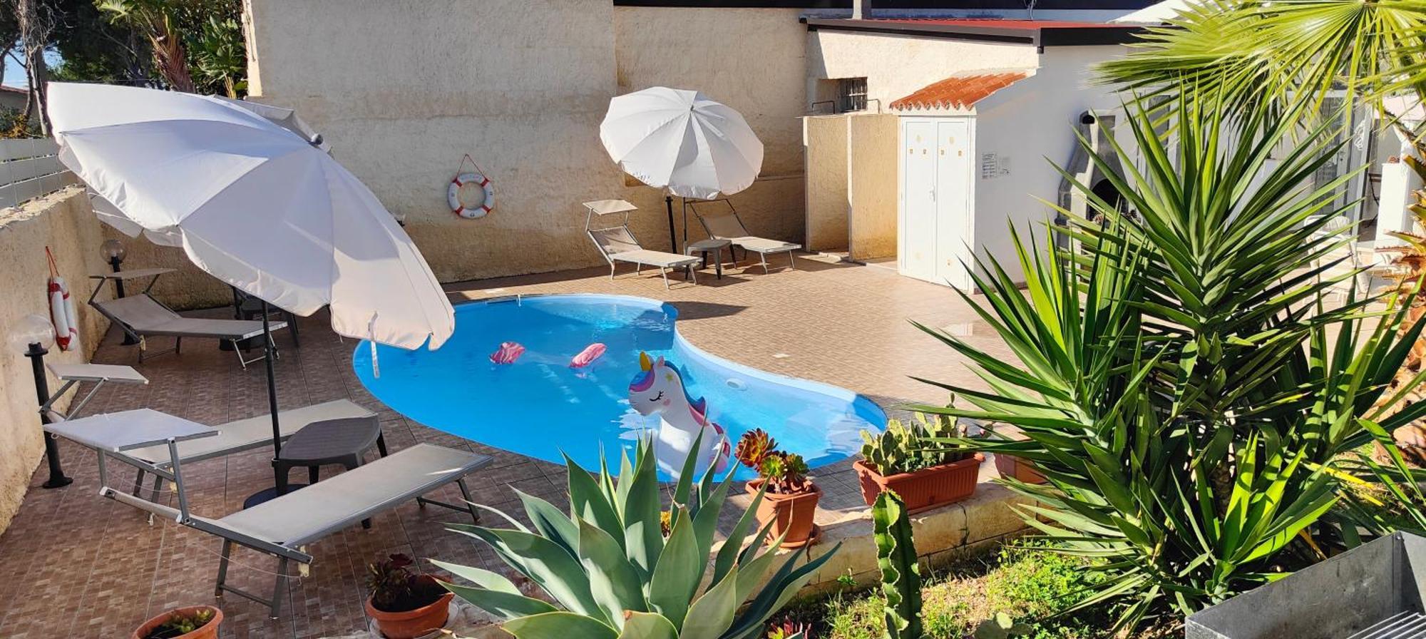Pool Seaside Relais - Ville Ninfea, Marea, Rosa E Cassiopea فونتاني بيانكي المظهر الخارجي الصورة