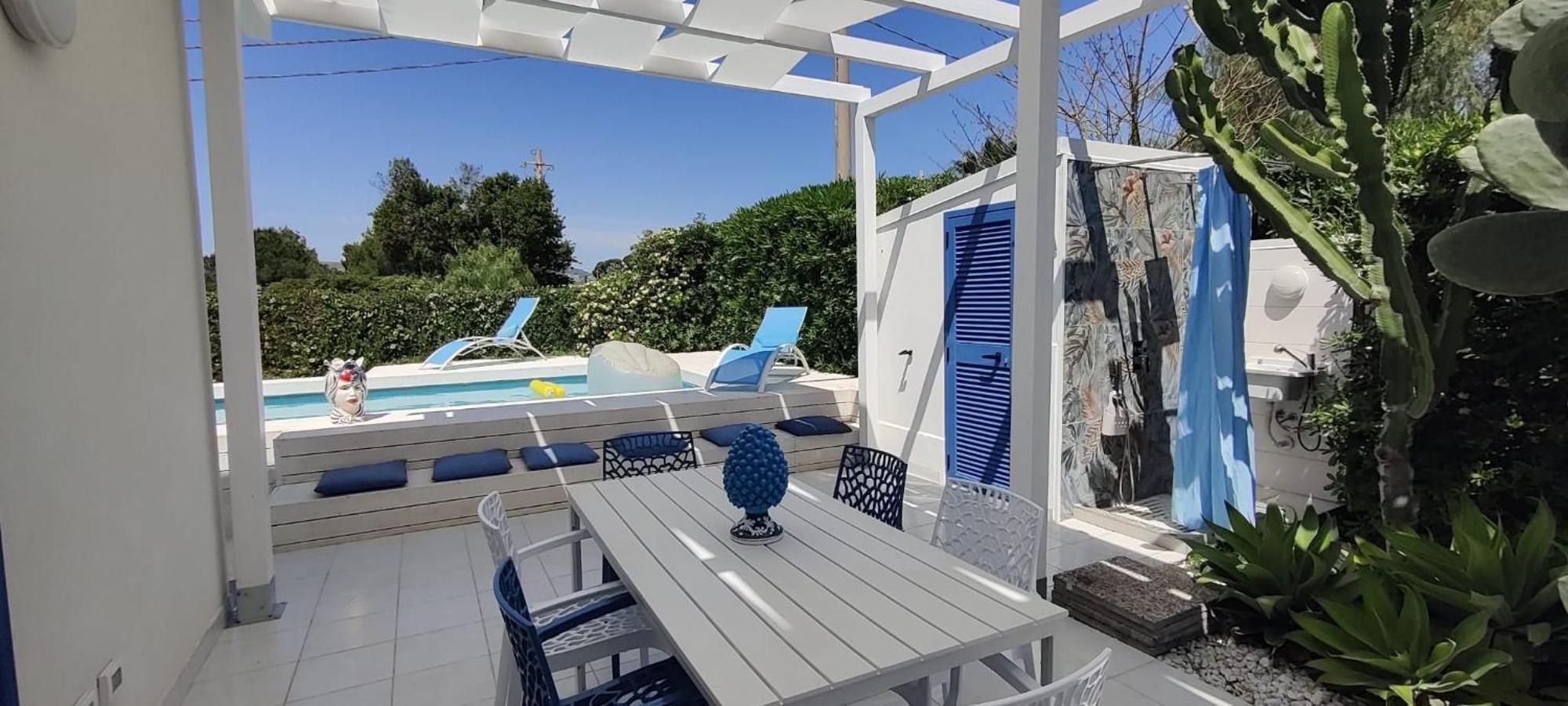 Pool Seaside Relais - Ville Ninfea, Marea, Rosa E Cassiopea فونتاني بيانكي المظهر الخارجي الصورة
